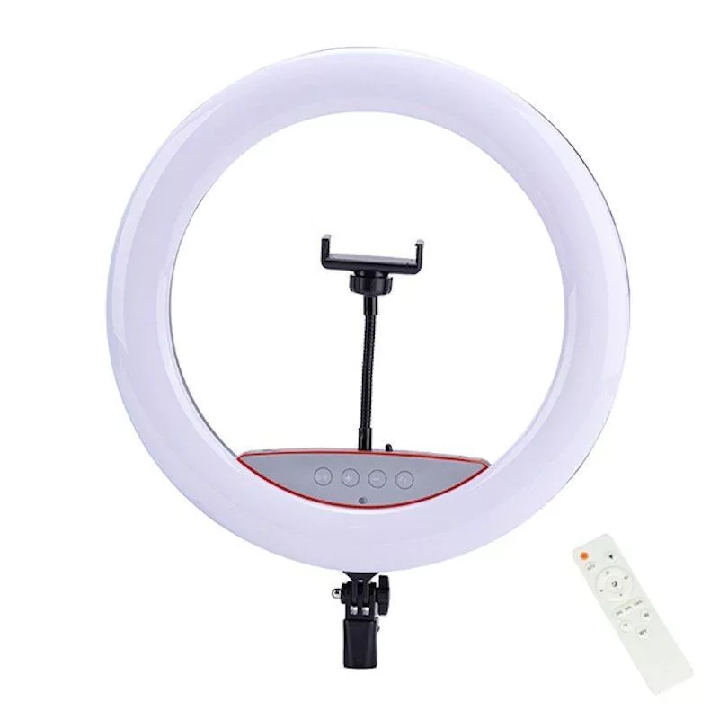 Elight SR14 36cm LED Ring Light with Smartphone Holder + 220V Adapter + Bluetooth Remote Black