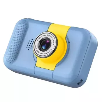 CP FL1 Kids HD 1080p Flip Lens Photo & Video Camera with MicroSD Card Slot 2 LCD Color Screen