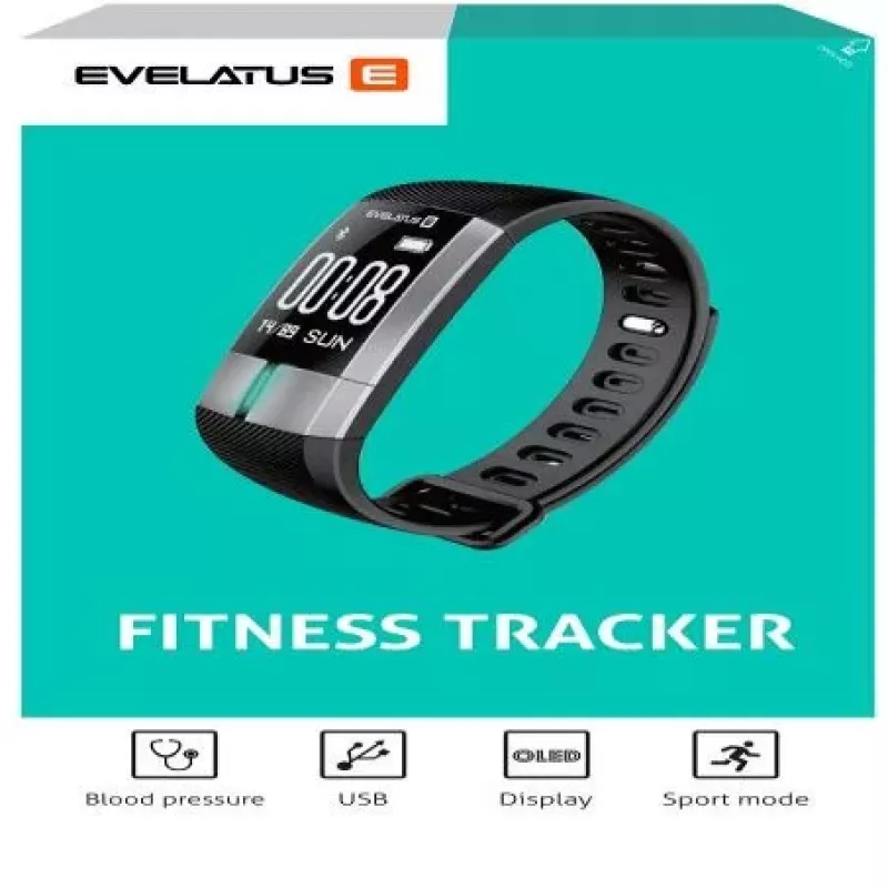 Evelatus Fitness Tracker EFT01 Black