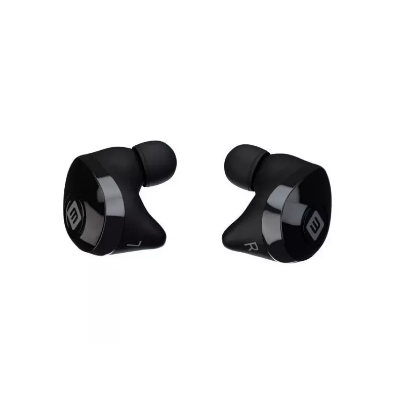 EVELATUS EBE01BK True Wireless Stereo In-Ear Bluetooth 5.0 Earphones with Charging Case, IPX4, Black