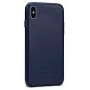 Evelatus Leather Case for Apple iPhone X / XS - Dark Blue