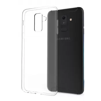 Evelatus Samsung Galaxy A6 Plus 2018 Clear Silicone Case 1.5mm TPU Transparent