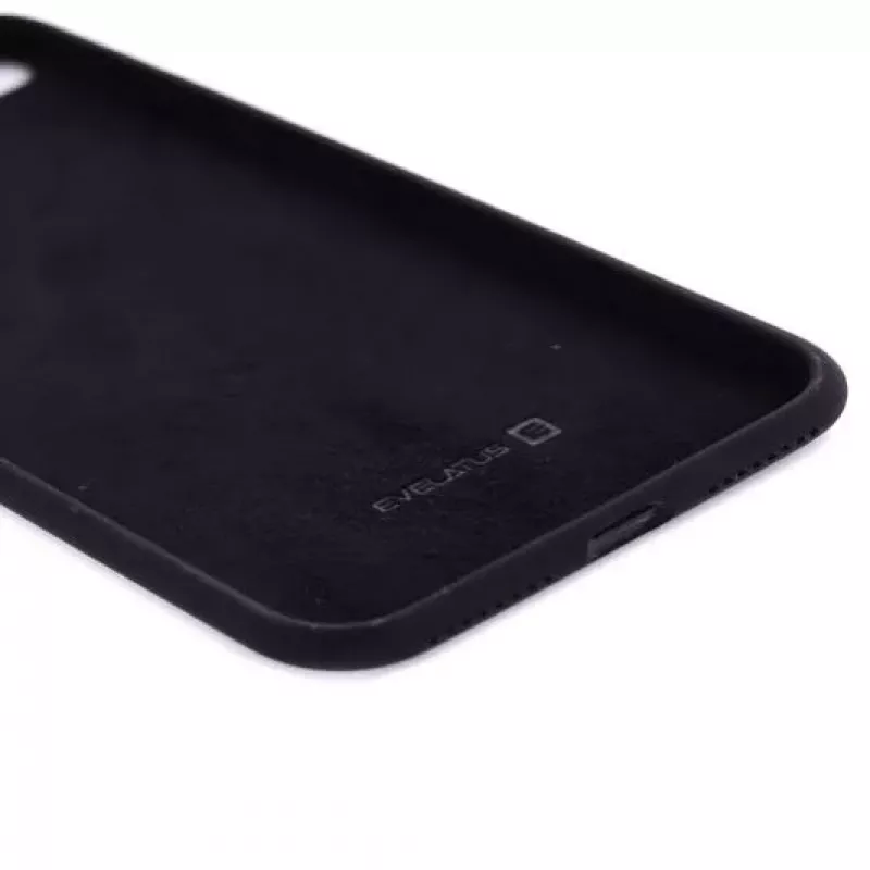 Evelatus Premium Soft Touch Silicone Case for Apple iPhone 7 Plus/8 Plus - Black