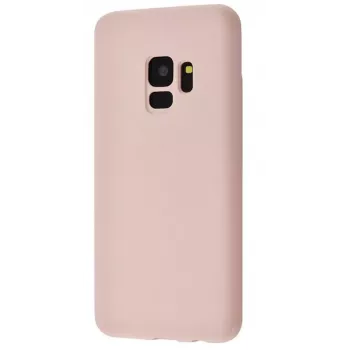 Evelatus Samsung Galaxy S9 Plus Premium Soft Touch Silicone Case Pink Sand