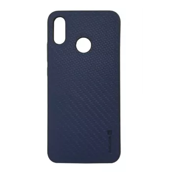 Evelatus Samsung Galaxy A6+ 2018 TPU Case with Metal Plate for Magnetic Car Holder - Blue