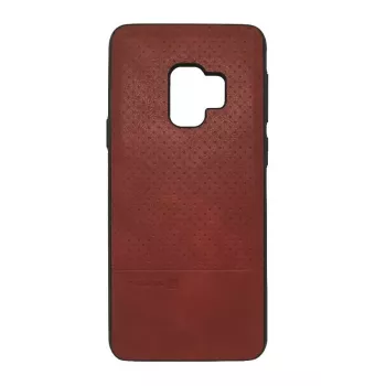 Evelatus Samsung Galaxy S9 Plus TPU Case with Metal Plate (Magnetic Car Holder Compatible) Red