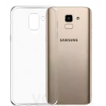 Evelatus Samsung Galaxy J6 Plus Clear Silicone Case 1.5mm TPU Transparent