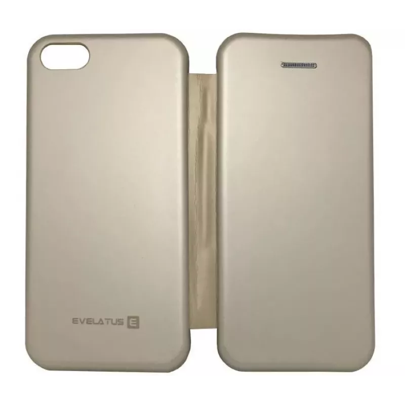 Evelatus Book Case for Xiaomi Redmi 6 Pro / Mi A2 Lite, Gold