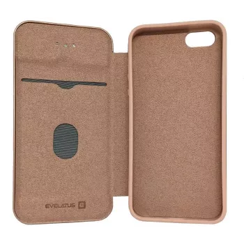 Evelatus Book Case for Xiaomi Redmi 6 Pro / Mi A2 Lite, Rose Gold