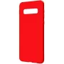 Evelatus Samsung Galaxy S10 Premium Soft Touch Silicone Case Red