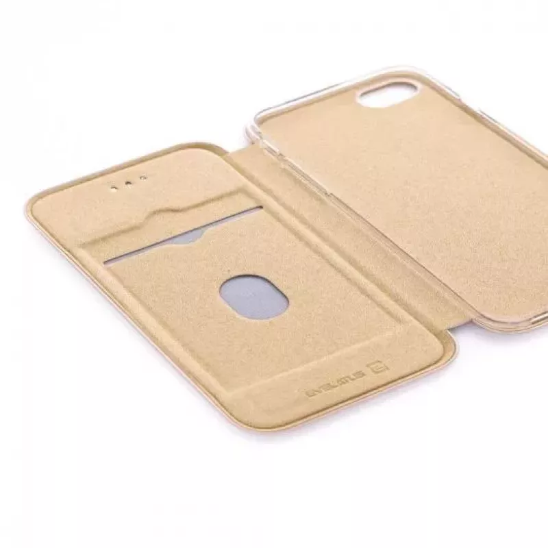 Evelatus Apple iPhone 7/8/SE2020/SE2022 Book Case Gold