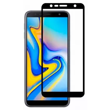Evelatus Samsung Galaxy J6+ 2.5D Full Cover Tempered Glass Screen Protector with Japan Glue and Anti-Static Layer