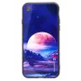 EVELATUS Apple iPhone 7/8/SE 2020/SE 2022 Picture Glass Case Flower Power
