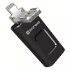 Evelatus USB Flash 4in1 64GB EFD03 (USB, Micro, Type C and iPhone) Black