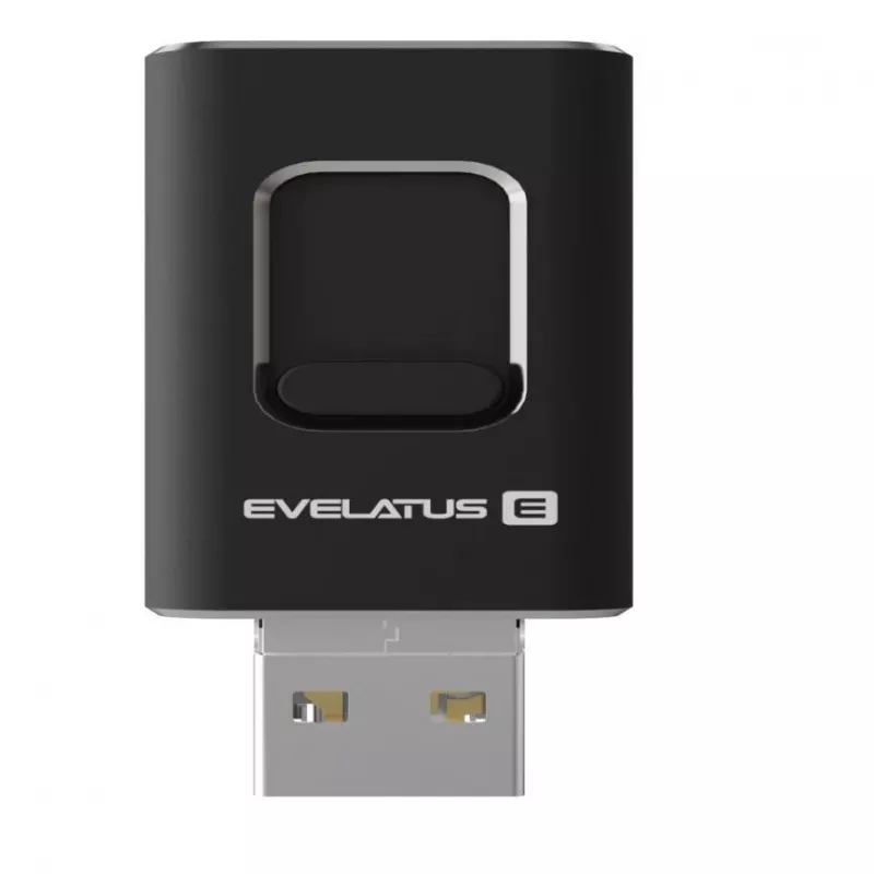 Evelatus USB Flash 4in1 64GB EFD03 (USB, Micro, Type C and iPhone) Black