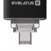 Evelatus USB Flash 4in1 64GB EFD03 (USB, Micro, Type C and iPhone) Black