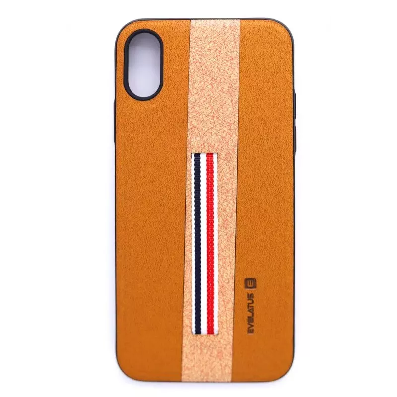 Evelatus Apple iPhone X Dazzel Brown Back Case