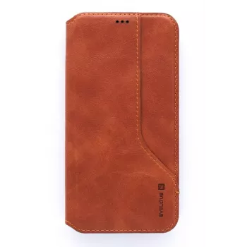 Evelatus Apple iPhone X / XS Cissais Brown Leather Back Cover