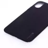Evelatus Apple iPhone X Velvet Black Liquid Silicone Back Cover
