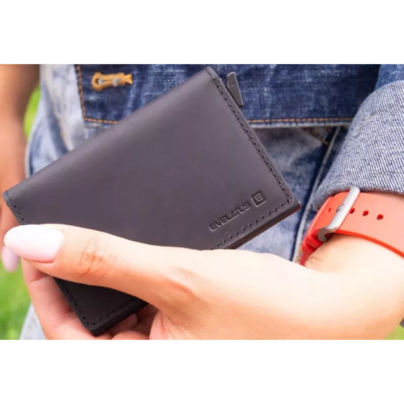 Evelatus Universal Leather Wallet LEW01 Black