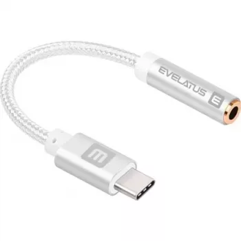 Evelatus USB-C to 3.5mm Audio Adapter EAD01 - Black