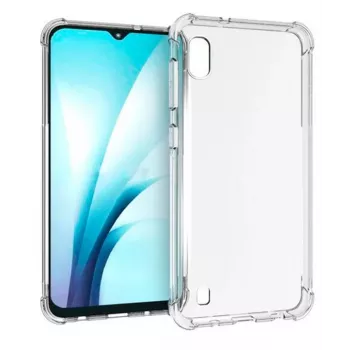 Evelatus Samsung Galaxy A10 Military Shockproof Silicone Case TPU Transparent