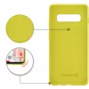 Evelatus Samsung Galaxy S10 Nano Silicone Case Soft Touch TPU Yellow