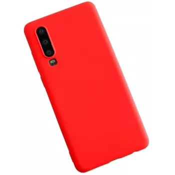 Evelatus Huawei P30 Nano Silicone Case Soft Touch TPU Red