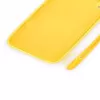 Evelatus Apple iPhone XR Soft Touch Silicone Case with Strap Yellow