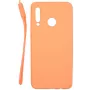 Evelatus Huawei P30 Lite Soft Touch Silicone Case with Strap Pink
