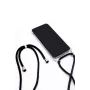 Evelatus Samsung Galaxy A70 Case with Rope Black Transparent