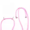 Evelatus Samsung Galaxy S10 Case with Rope Lanyard Pink Transparent