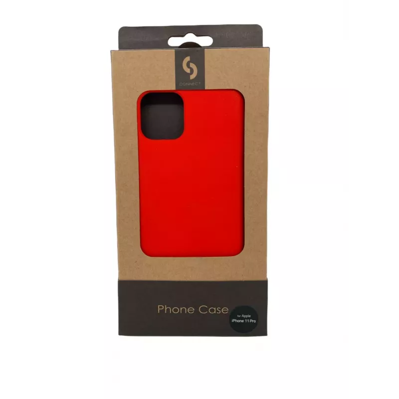 Connect Apple iPhone 11 Pro Soft Case with Bottom Red