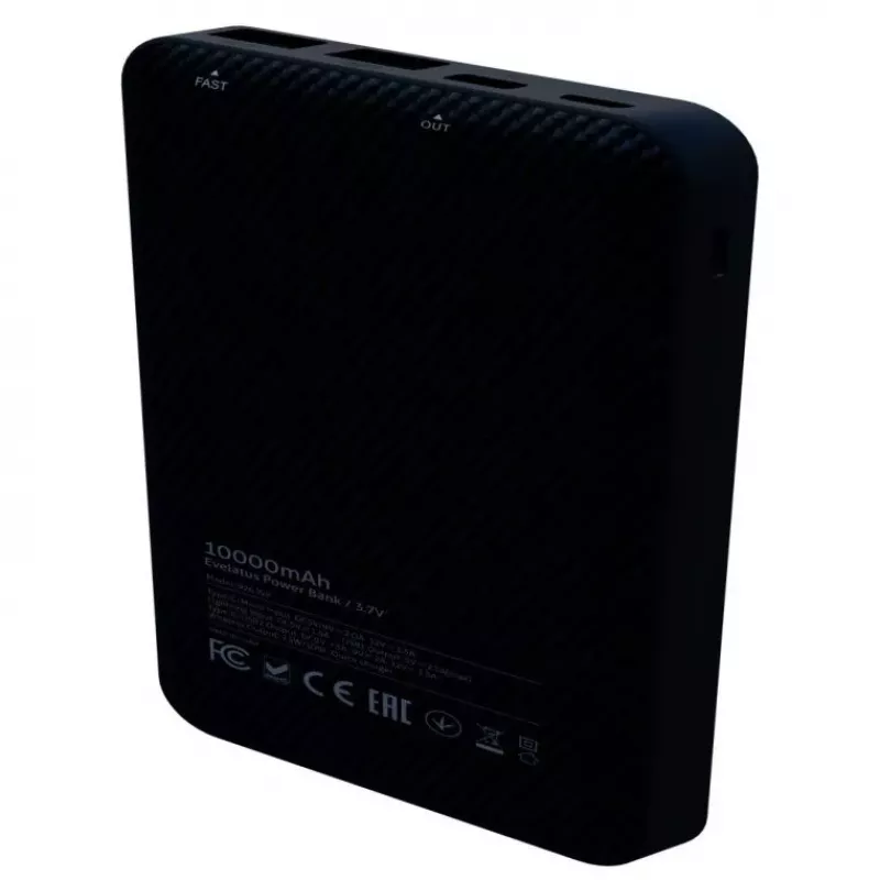 Evelatus Power Bank Wireless EPB05 10000 mAh Black