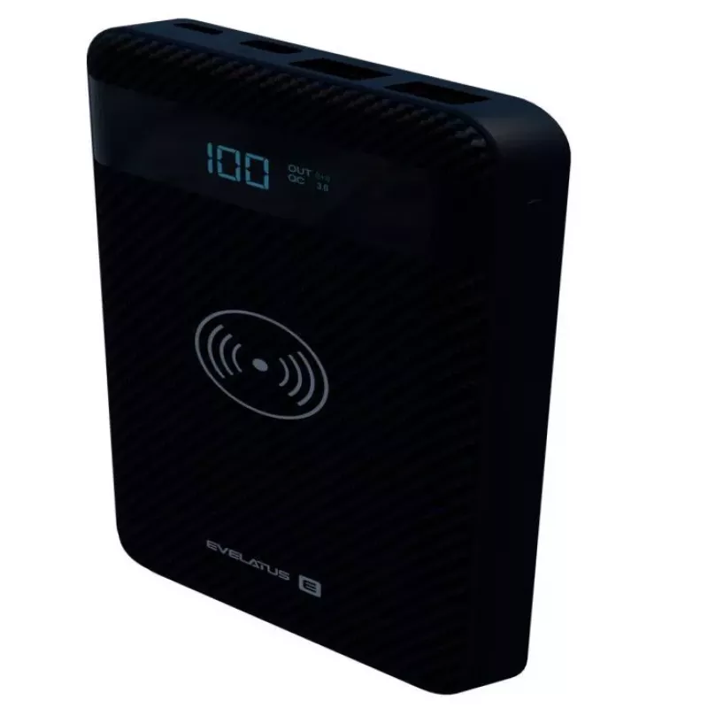 Evelatus Power Bank Wireless EPB05 10000 mAh Black
