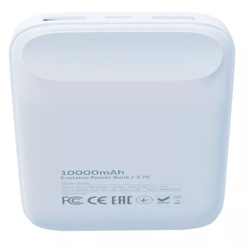 Evelatus Power Bank EPB07 10000 mAh White