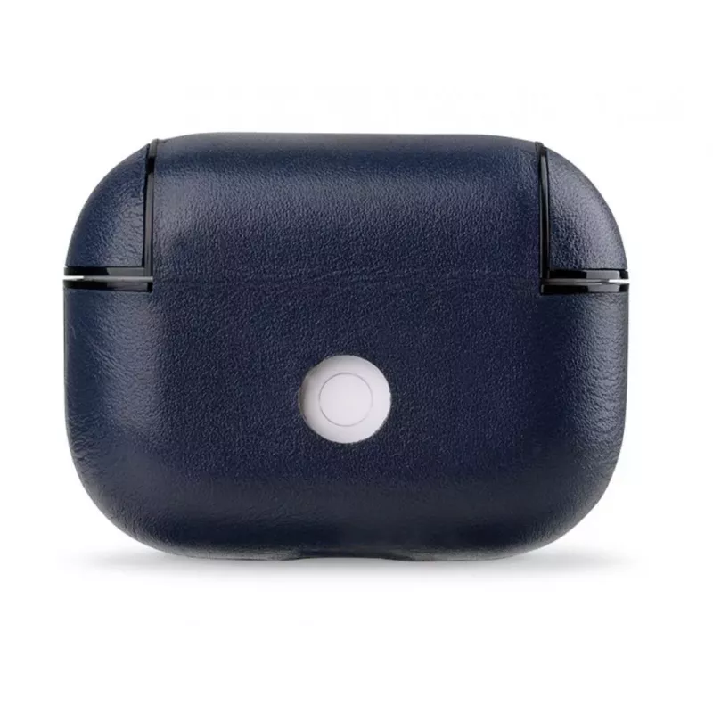 Evelatus Apple AirPods Pro Leather Protective Case Dark Blue