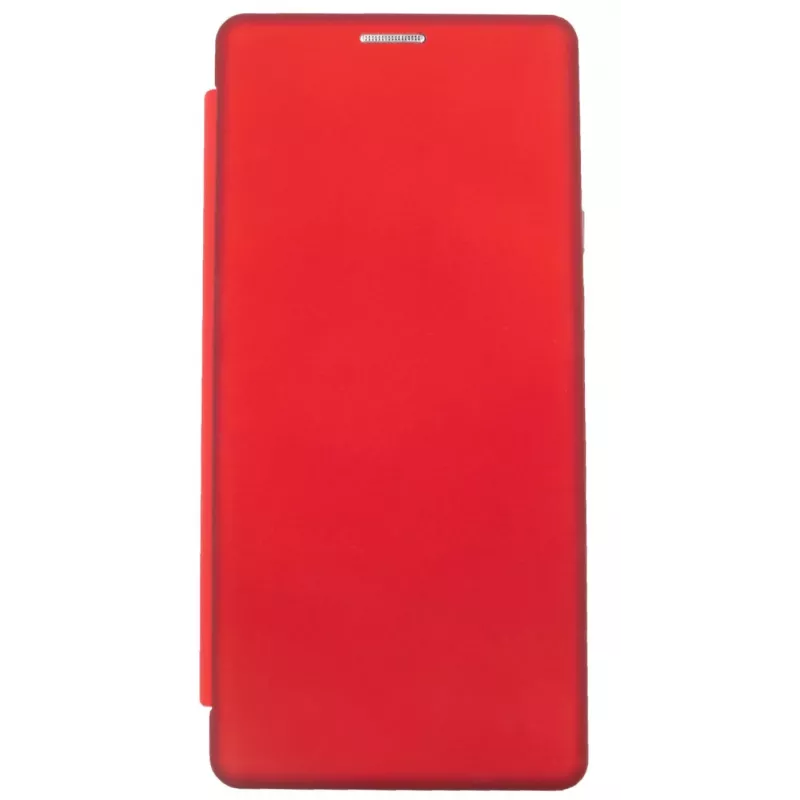 Evelatus Book Case for Xiaomi Redmi Note 9, Wine Red, PU Leather, Wallet Case with Card Slots and Stand