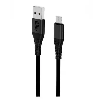iLike Charging Cable for MicroUSB ICM01 Black