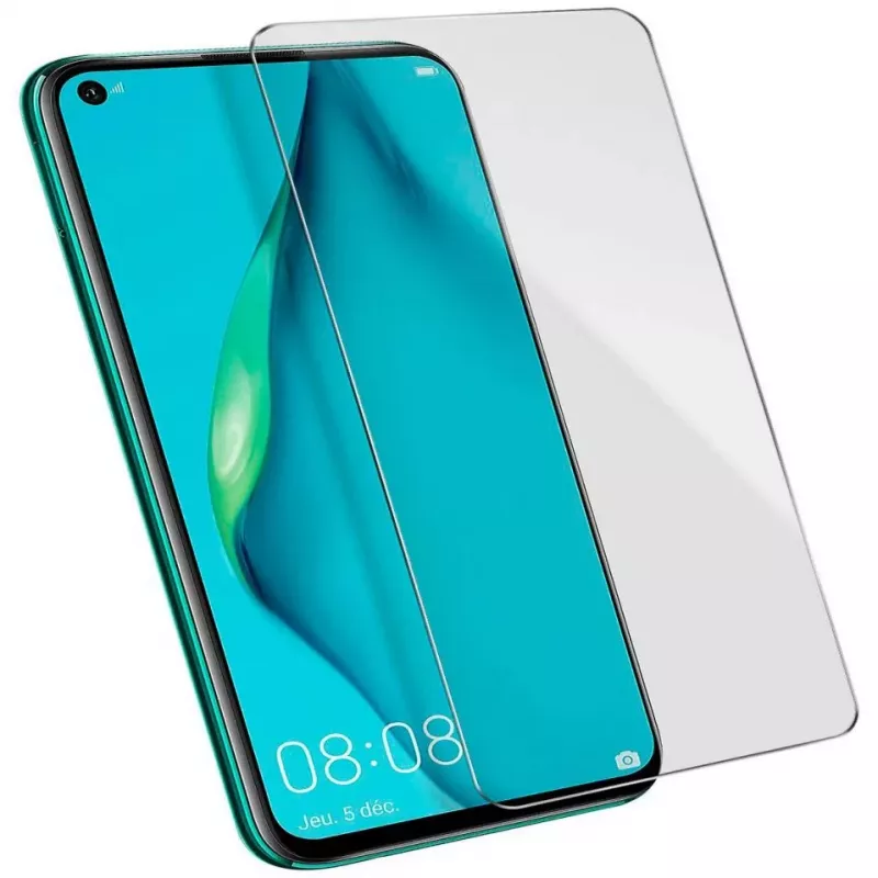 Evelatus Screen Protector for Huawei P40 lite, 0.33mm Flat Tempered Glass, Clear, Japan Glue, Anti-Static