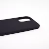 EVELATUS Apple iPhone 12/12 Pro Premium Soft Touch Silicone Case Black