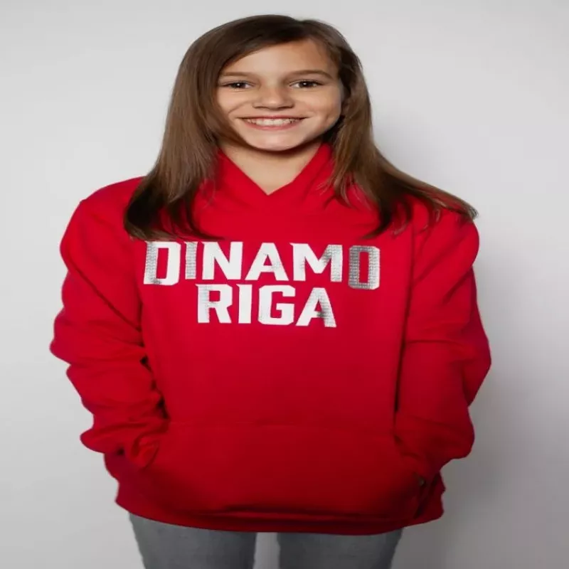 Dinamo Children's Hooded Sweater 4Y Red