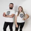 Dinamo Women's T-Shirt DINAMO with Black Print XS White