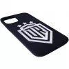 Evelatus iPhone 12 Pro Soft Touch Silicone Case DR Logo N1 White Black