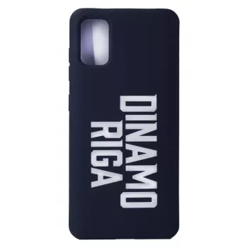 Evelatus Samsung Galaxy A41 Soft Touch Silicone Case DR Logo N2 White Black