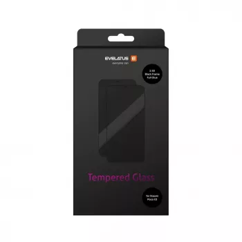Evelatus Xiaomi Poco X3 2.5D Full Cover Japan Glue Glass Anti-Static Screen Protector