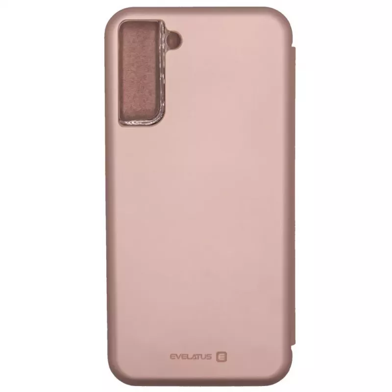 Evelatus Samsung Galaxy S21 Plus Book Case Rose Gold