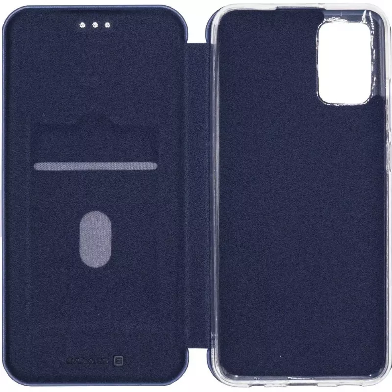 Evelatus Book Case for Xiaomi Redmi 9T, Redmi Note 9 4G, Poco M3 - Midnight Blue
