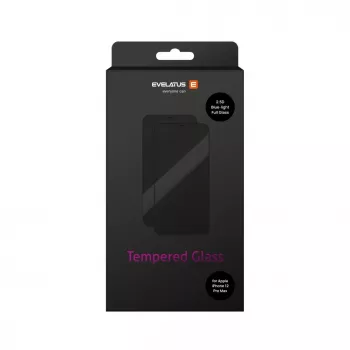 EVELATUS Anti-Blue 2.5D Full Cover Japan Glue Glass Screen Protector for Apple iPhone 12 Pro Max