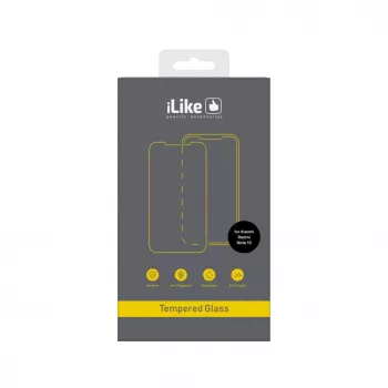 iLike Tempered Glass Screen Protector for Xiaomi Redmi Note 10 Pro, Clear, 0.33mm, 9H Hardness